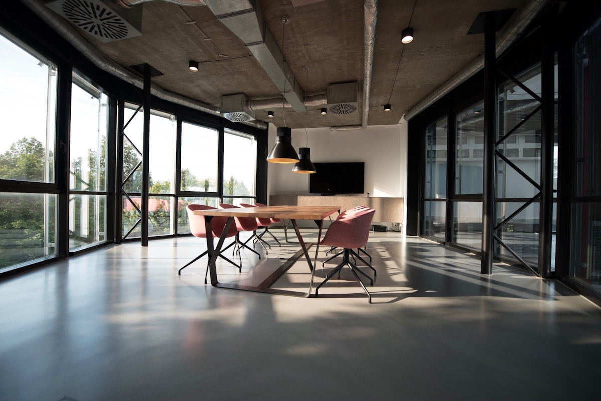 Quiet desk for focused, heads-down work
