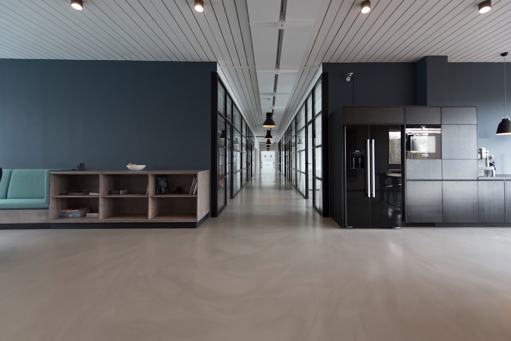 An open-plan enterprise office floor